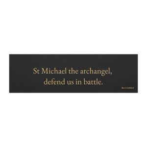 St Michael "Defend Us" Car Magnet